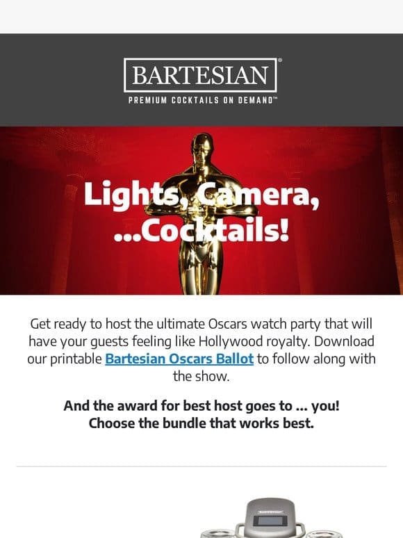 Roll Out the Red Carpet with Bartesian