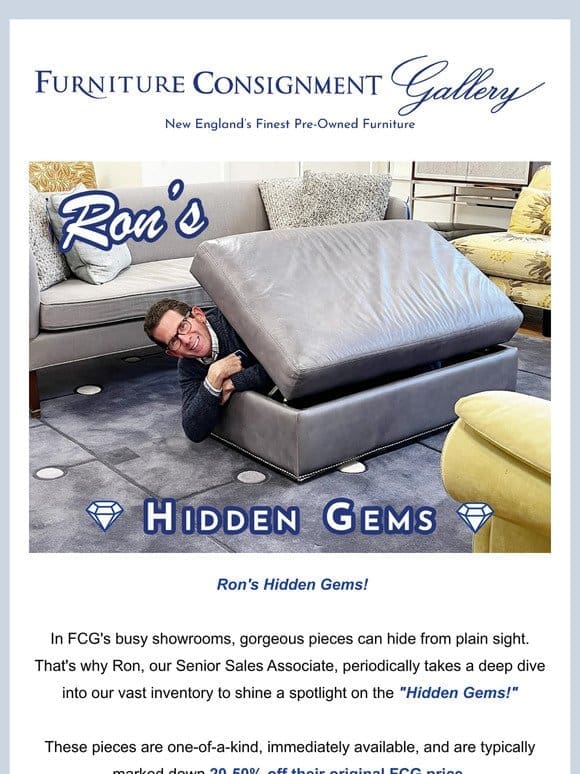 Ron’s Hidden Gems