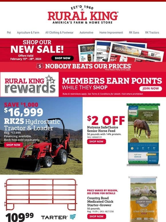 Rural Living Deals: Discounts on Livestock & Fencing Supplies!