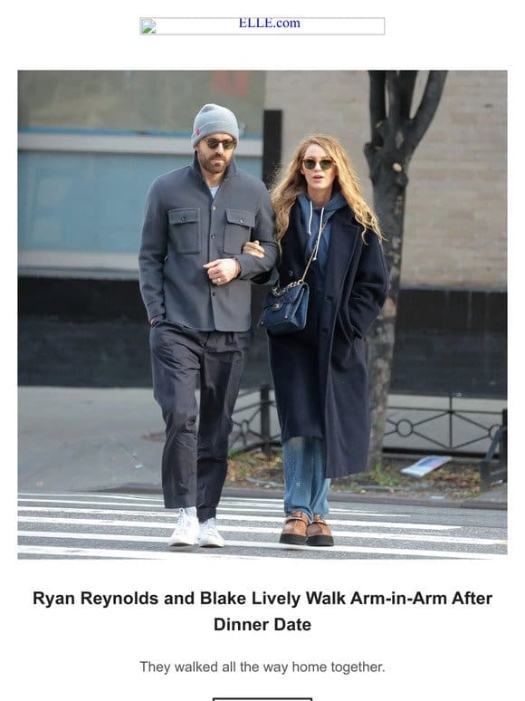 Ryan Reynolds and Blake Lively Walk Arm-in-Arm After Dinner Date