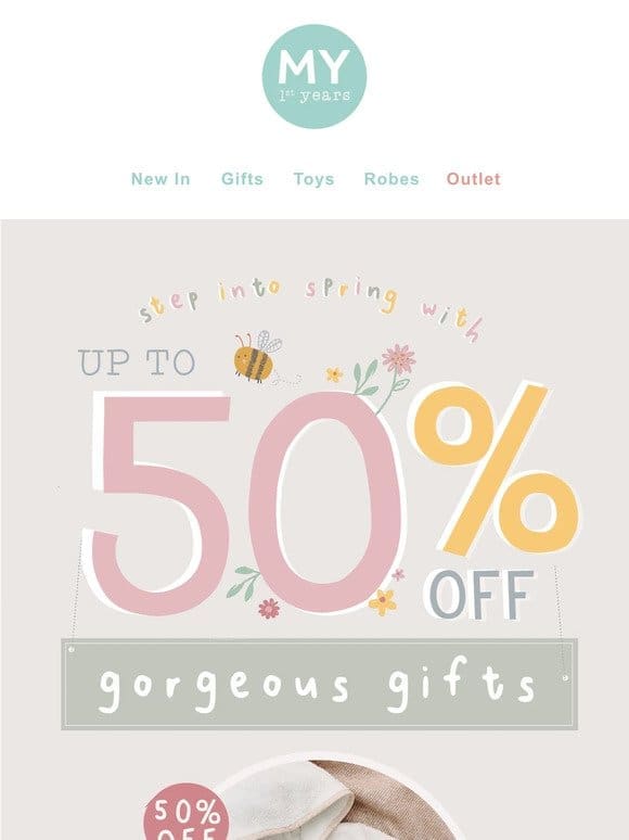 SALE: Now Up To 50% Off Spring Gifts