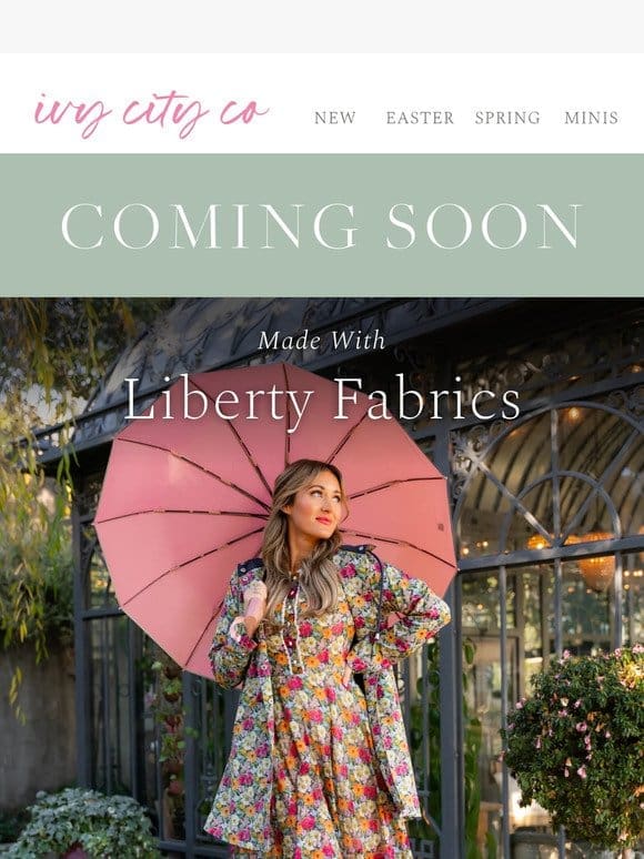 SNEAK PEEK: Liberty Fabrics