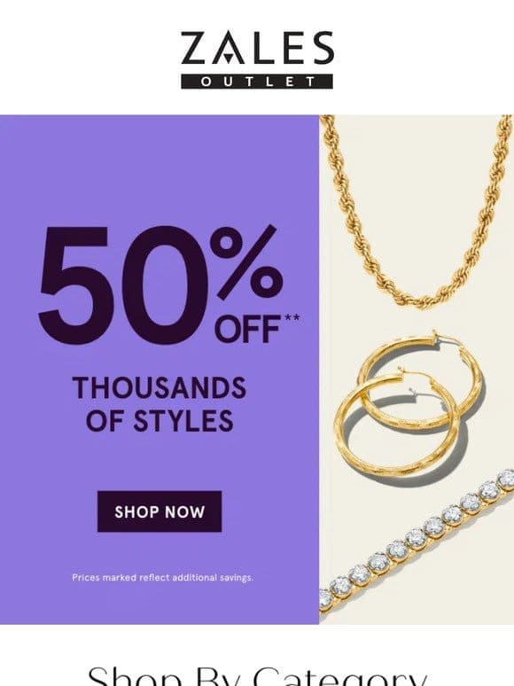 STOP! 50% Off** 1000s of Styles
