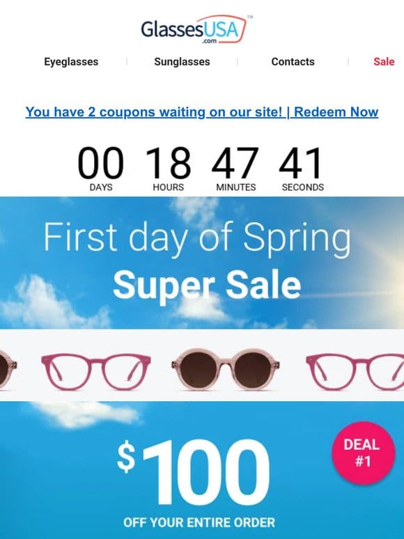 SUPER SALE   Happy first day of spring!