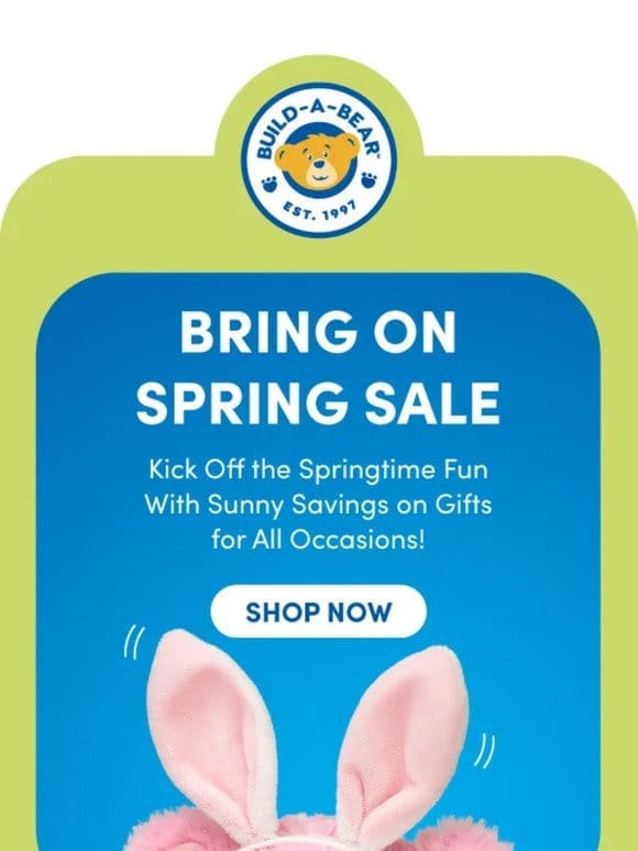 Sale! Bring on Spring and Save on Gifts