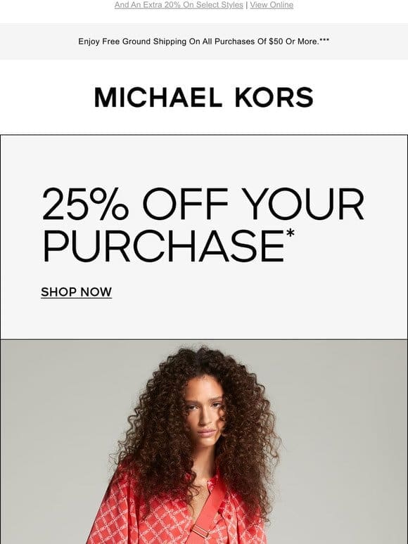 Save 25% On New Spring Hues