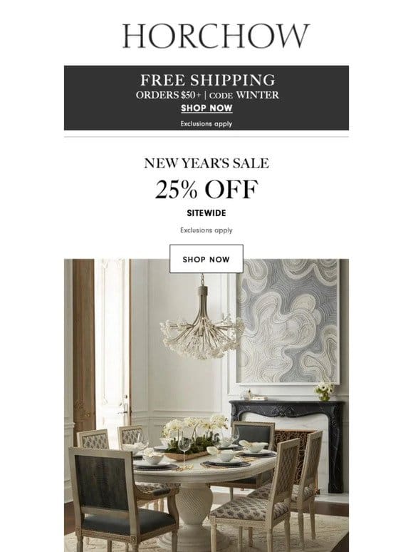 Save 25% SITEWIDE + FREE SHIPPING