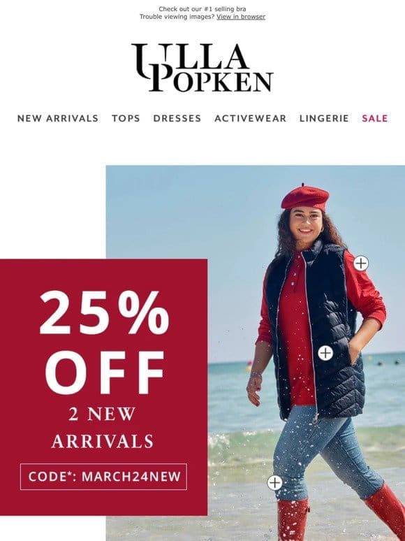 Save 25% off when you make an outfit!