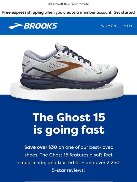 Save big on the Ghost 15