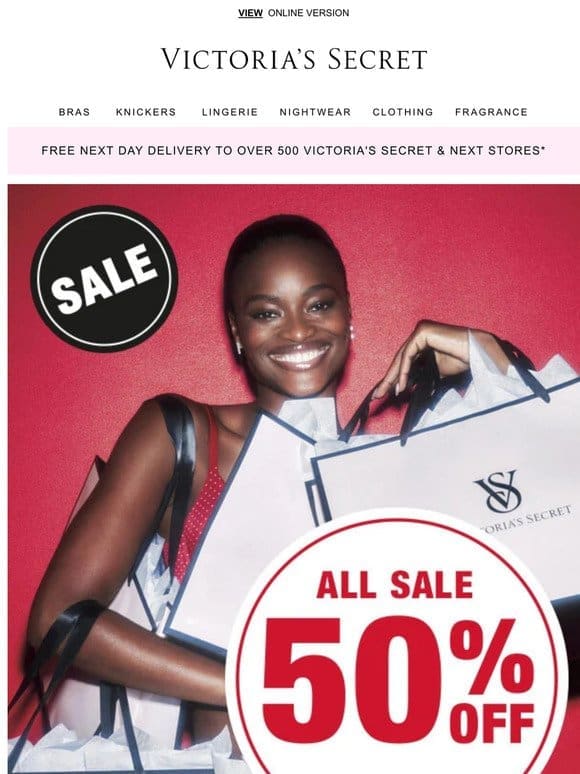 Say Hello to Sale (and 50% off!)