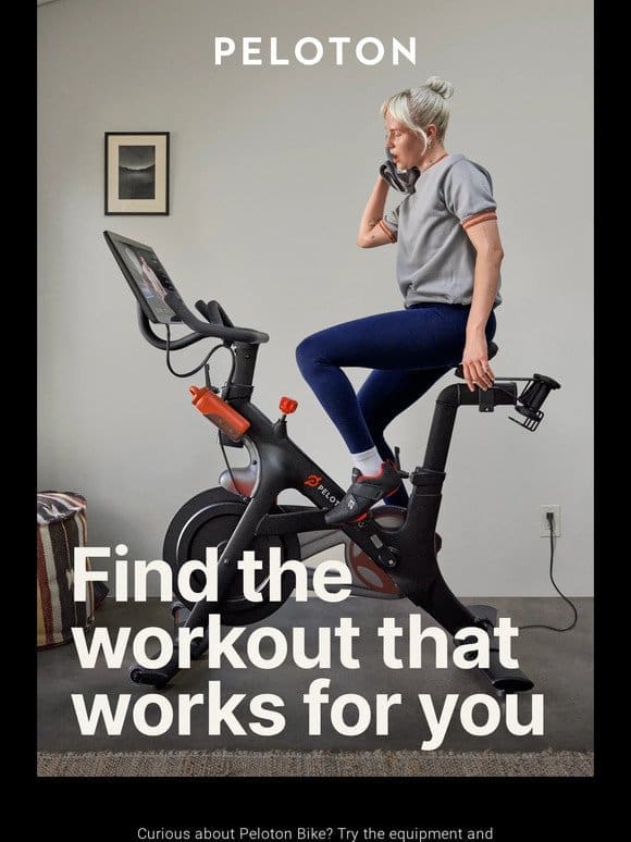 See if Peloton Bike is fit for you