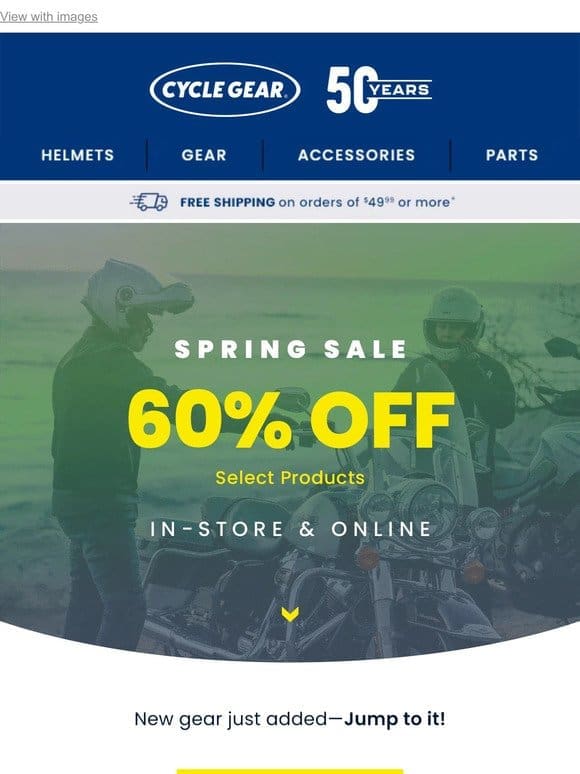 Select Products 60% Off!
