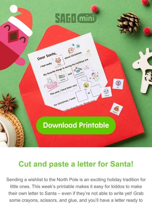 Send a letter to the North Pole!  ✉