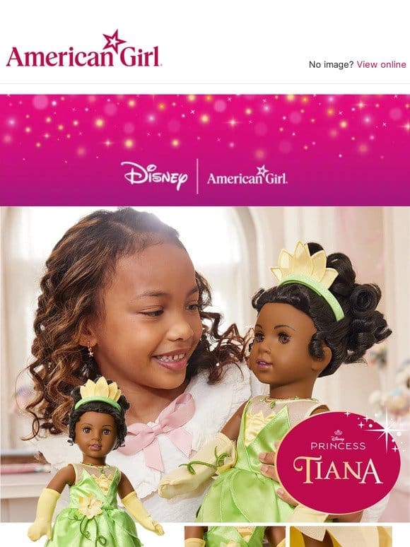 Set out on adventures with Disney Princess Tiana!