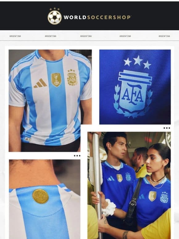 Shop Messi’s New Argentina Jerseys Now!
