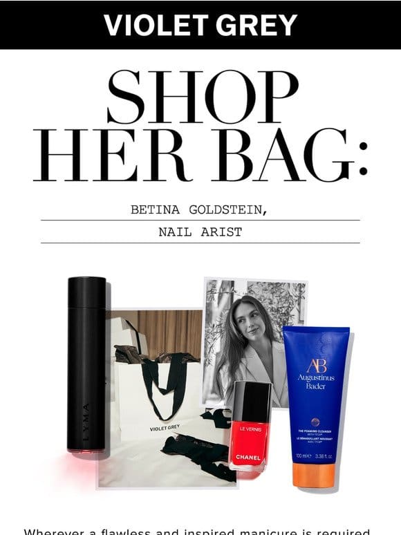 Shop My Bag: Betina Goldstein