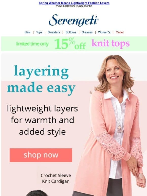 Shop Today ~ Cardigan Layering Ideas For Your Spring Collection