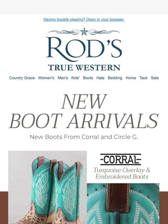 Shop our NEW BOOT ARRIVALS & get free shipping on orders over $100