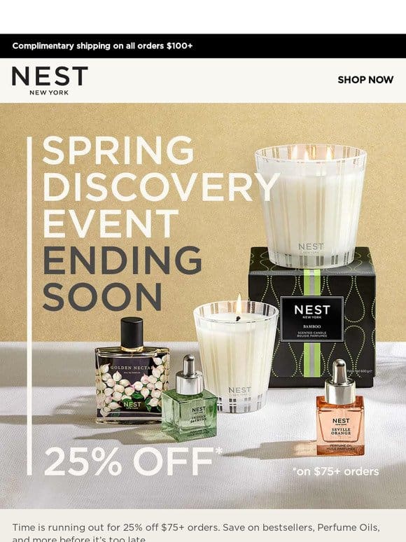 Shop the Spring Discovery Event before it ends