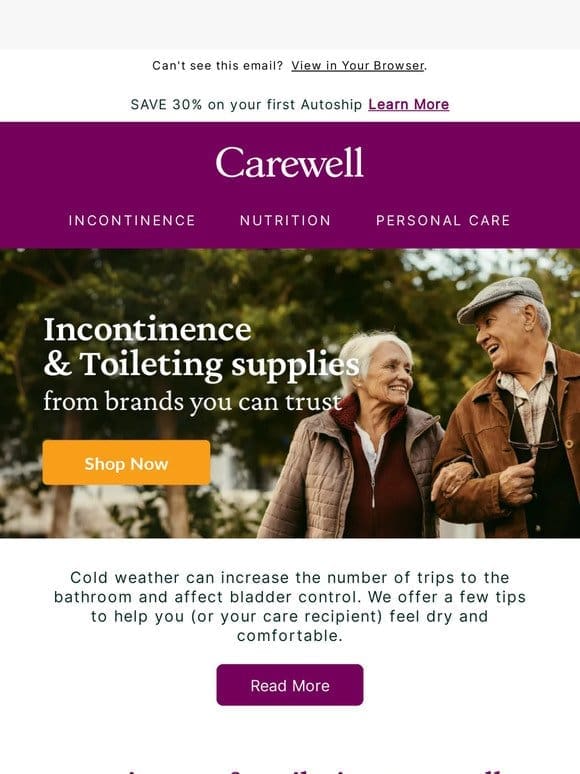 Shop trusted Incontinence & Toileting brands