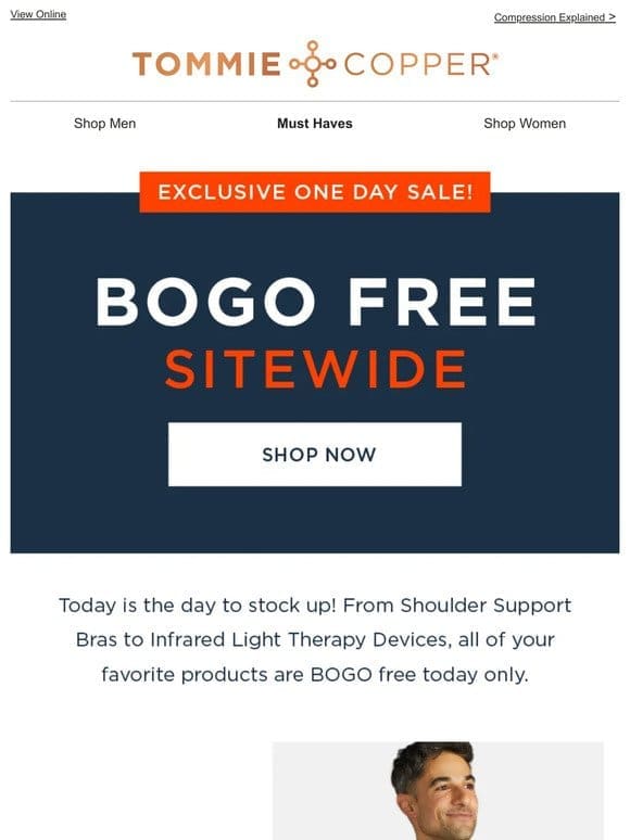 Sitewide Sale: Everything BOGO FREE