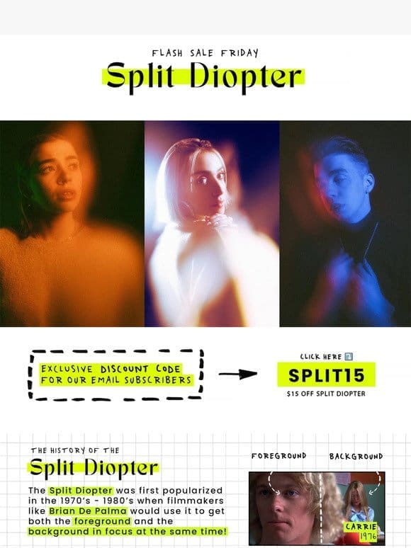 Split Diopter – $15 OFF
