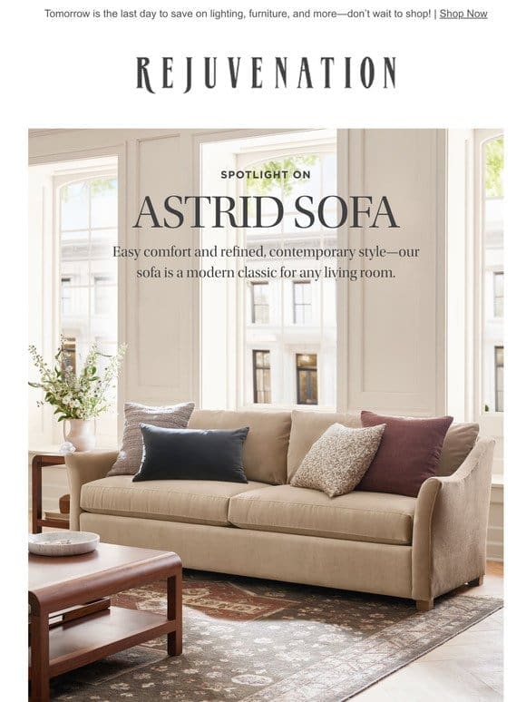 Spotlight on Astrid: The perfect sofa for your living room refresh