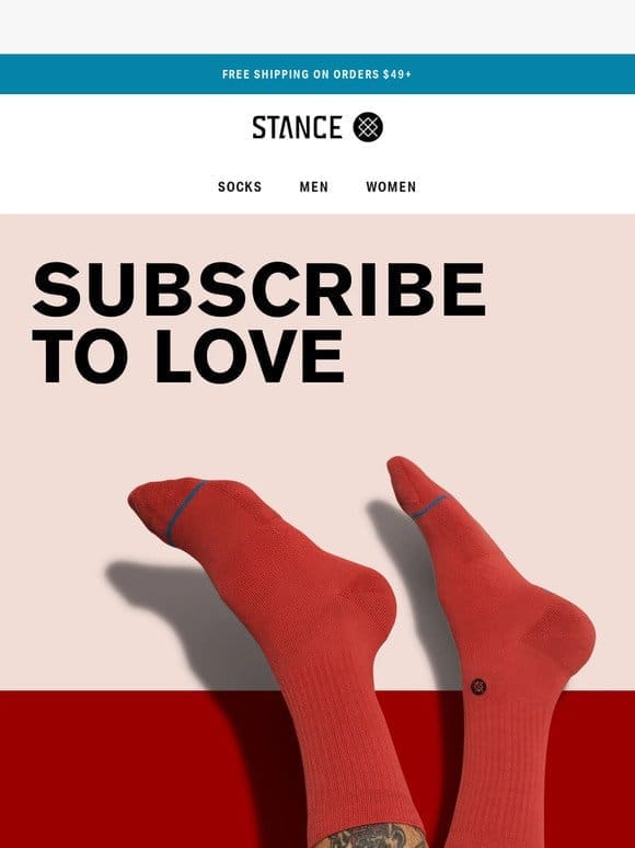 Spread Love with Stance Subscription ❤️