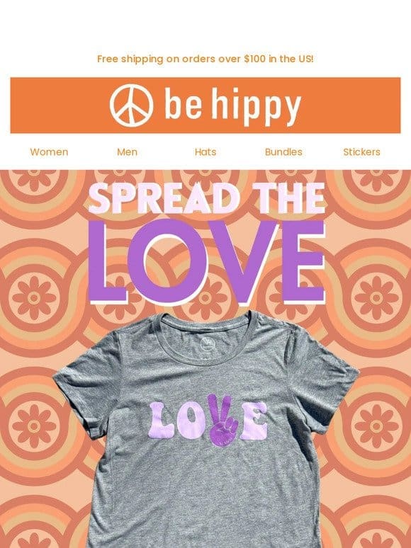 Spread The Love in Our Newest Tee!