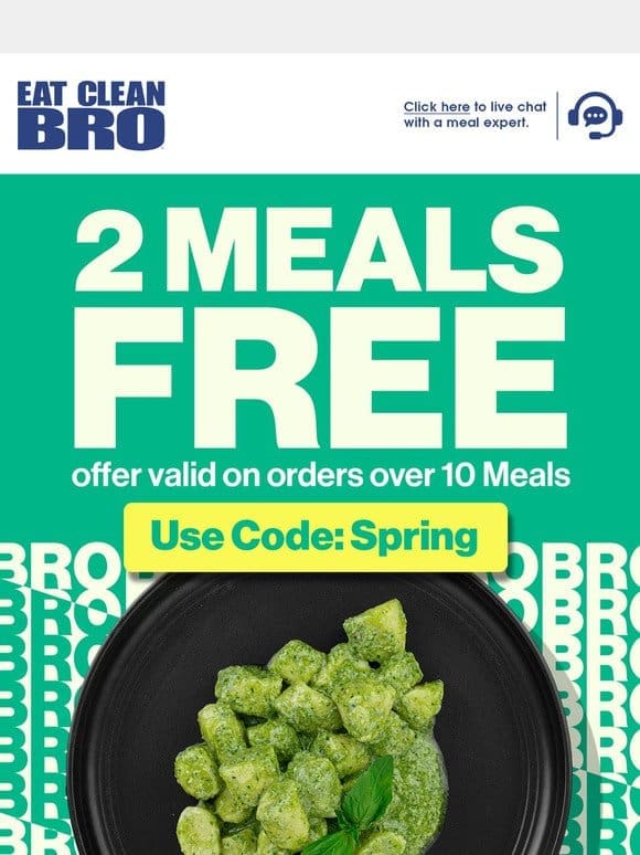 Spring Has Sprung | 2 FREE Meals