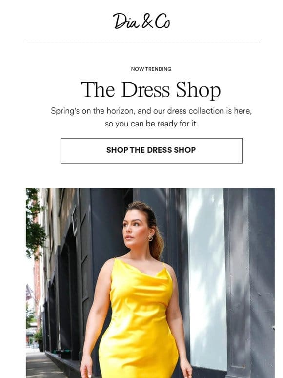 Spring Preview: The Dress Shop  ✨