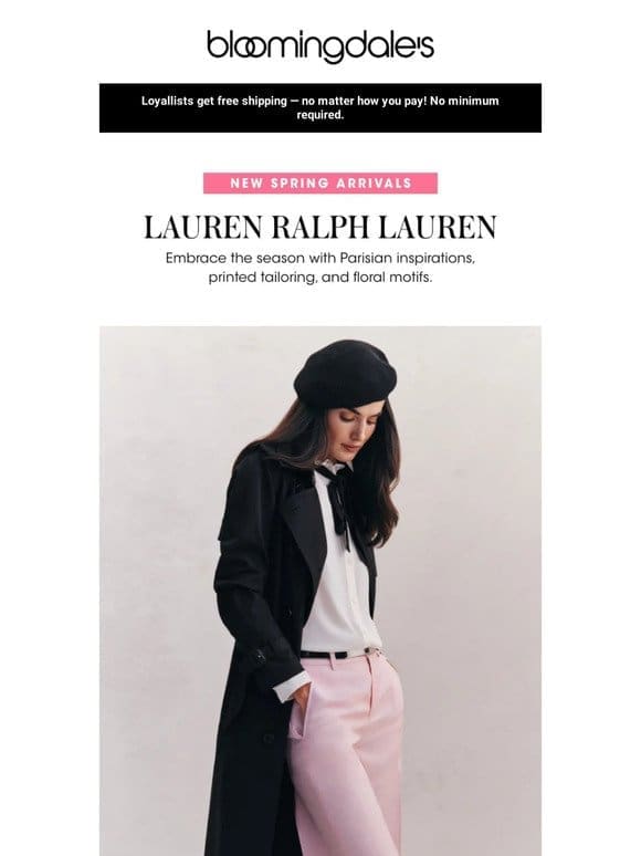 Spring arrivals from Lauren Ralph Lauren
