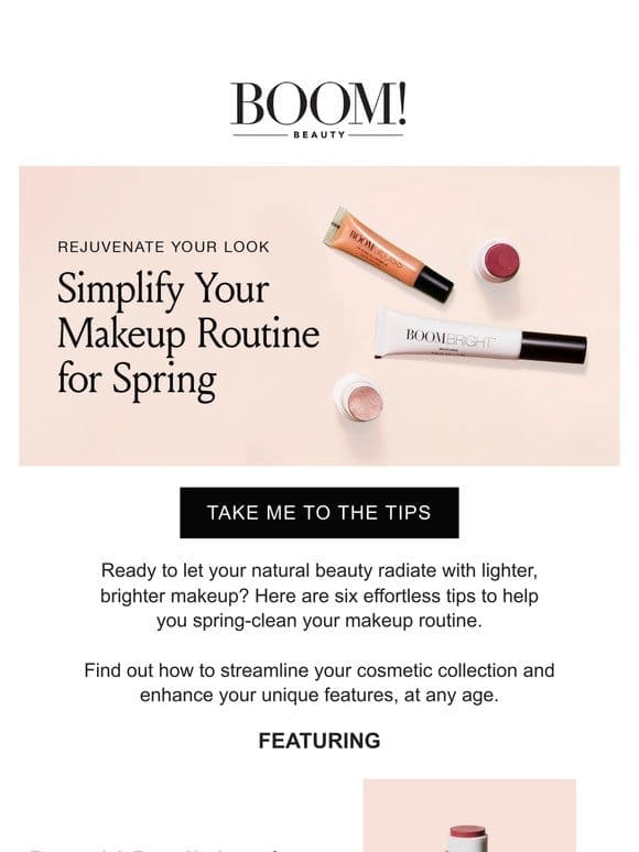 Spring clean your beauty routine