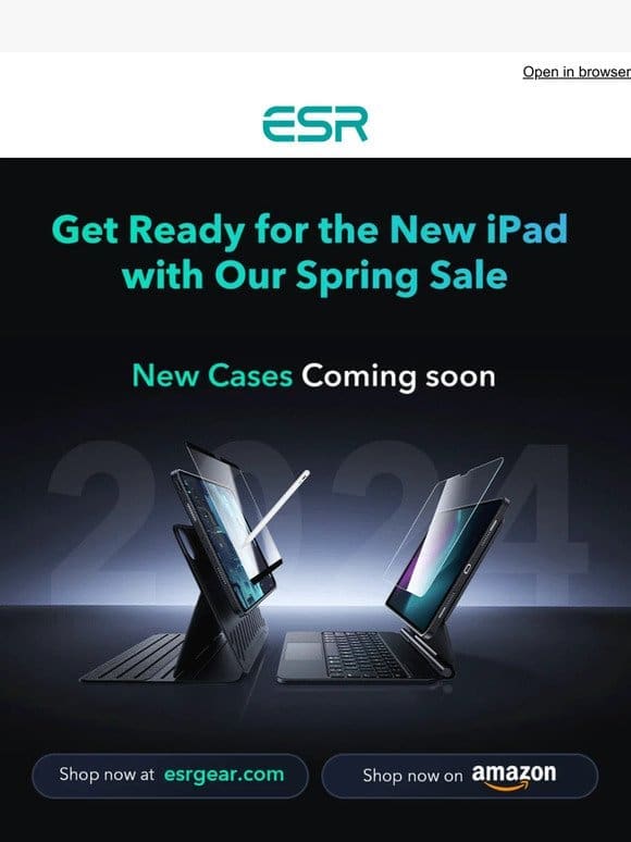 Spring into savings: Gear up for the new iPad! | ESR