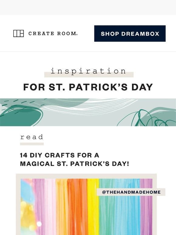 St. Patrick’s Day crafts for you