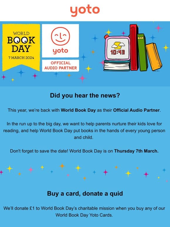 Start the World Book Day fun early!
