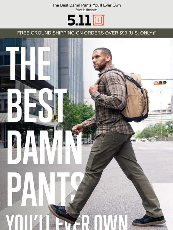 Stay Mission-Ready With The BEST DAMN PANTS