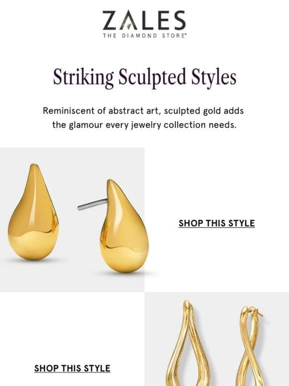 Steal the Show With Sculpted Gold