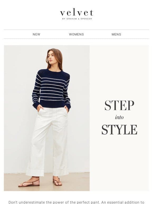 Step Into Style: Trousers & Skirts