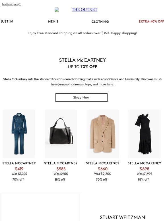 Step out in Stella McCartney at up to 70% off