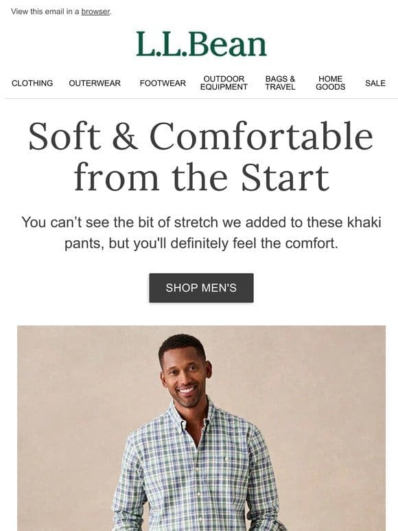 Stretch Khakis in NEW Colors