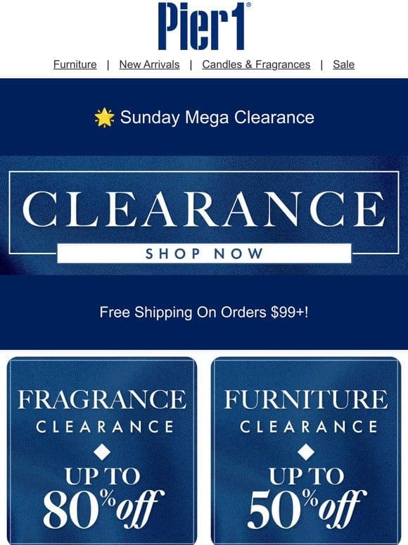 Sunday Mega Clearance Is Back: Save Big on Home Essentials!