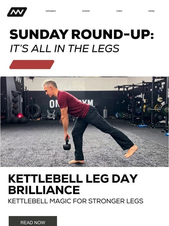 Sunday Round-Up: It’s All In The Legs