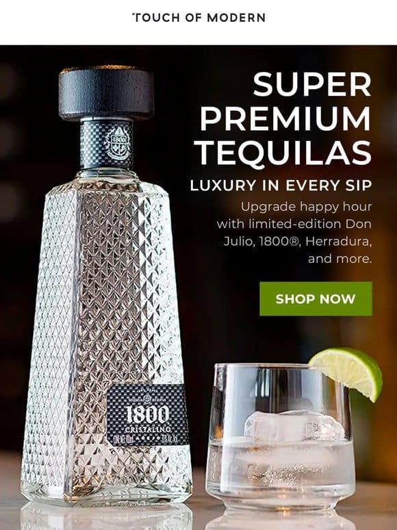 Super Premium Tequilas For Your Top Shelf