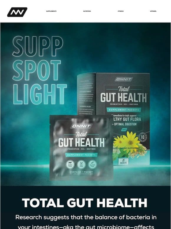 Supplement Spotlight: Total GUT HEALTH™