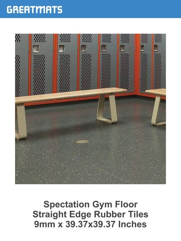 Sweat in Style with Spectation Rubber Tiles!
