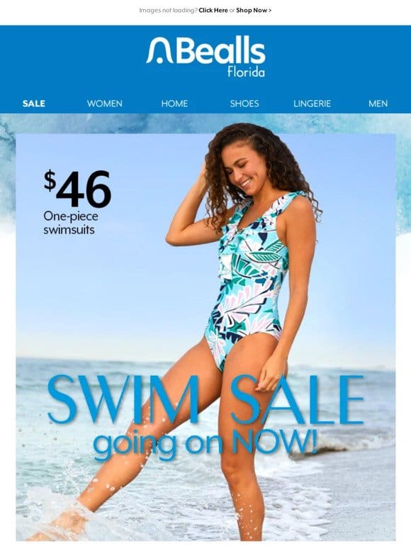 Swimwear is on SALE! Styles starting at $26