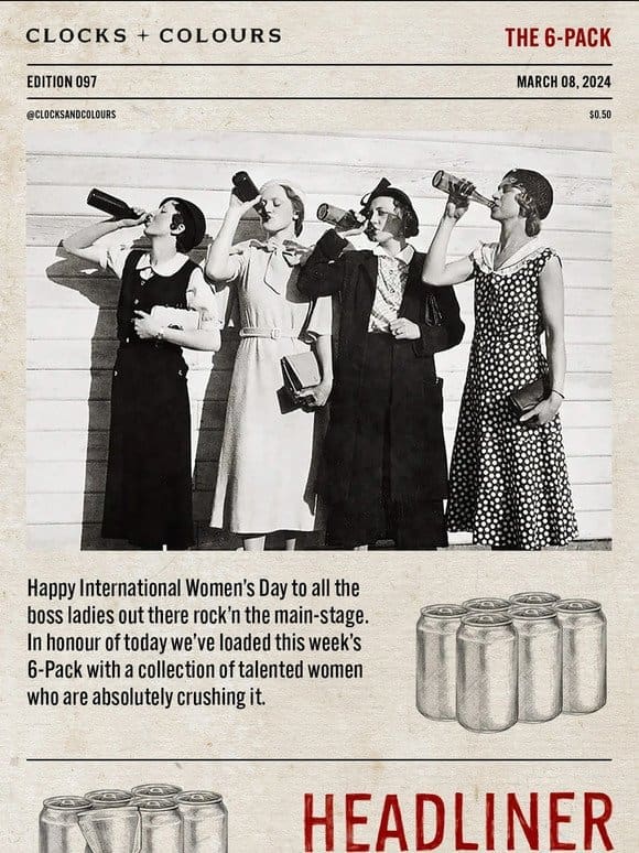 THE 6-PACK: Happy International Women’s Day!