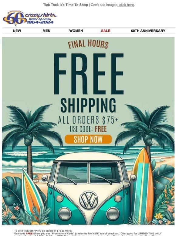THIS IS IT❗ FREE Shipping Final Hours