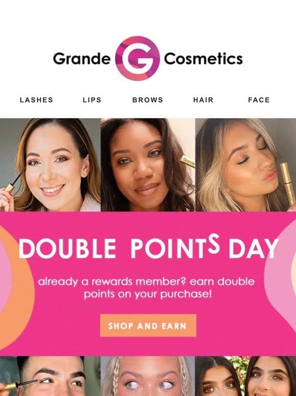 TODAY ONLY ✨ DOUBLE POINTS DAY